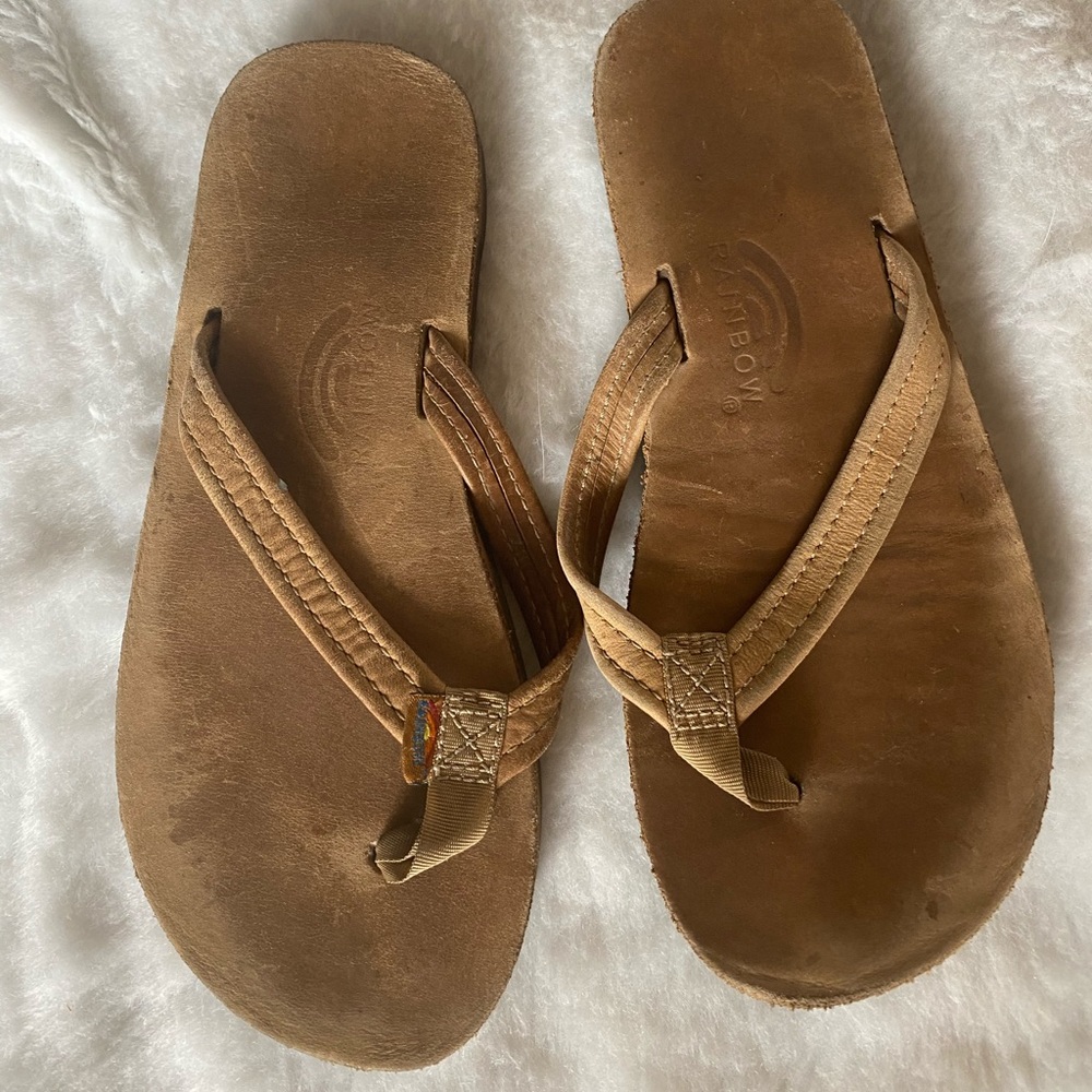 Rainbow Sandals Kids Brown Size 1